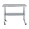 Amgood 18 in. x 48 in. Stainless Steel Table With Wheels AMG WT-1848-WHEELS - alternate 10
